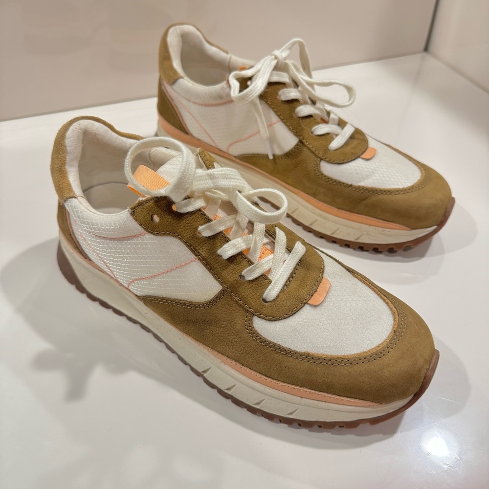 Madewell Kickoff Trainer Sneakers in Neutral Colorblock Leather